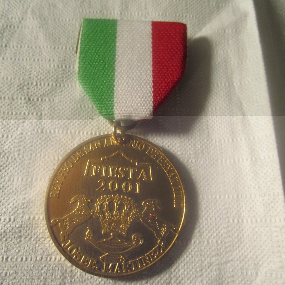San Antonio Fiesta Medal 2001